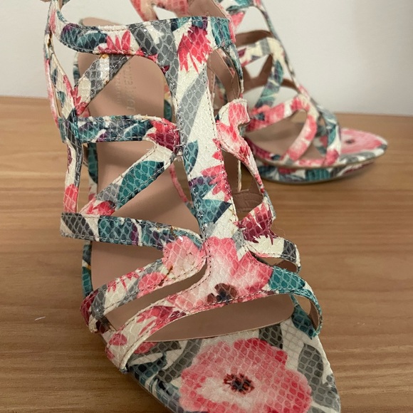 COPY - Naturalizer floral print strappy heels. - Picture 2 of 16